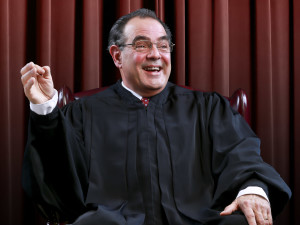 Edward Gero as Justice Scalia in The Originalist at Arena Stage at the Mead Center for American Theater March 6-April 26, 2015. Photo by Tony Powell.